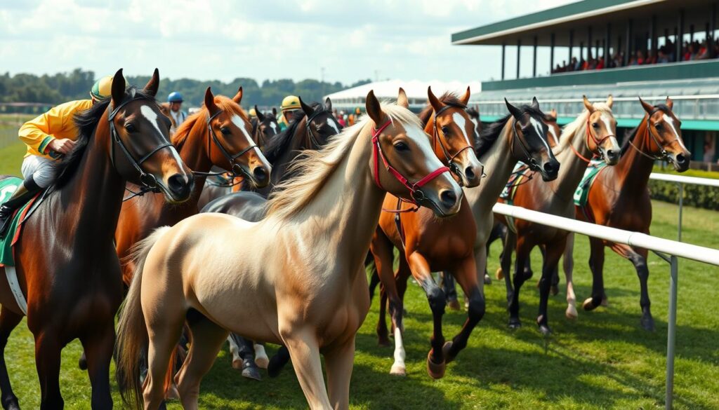 gestion des chevaux dans le turf